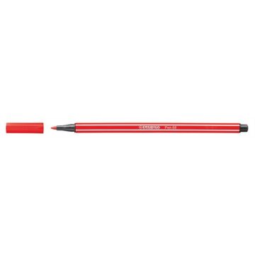 Filctoll, 1 mm, STABILO "Pen 68", kármin piros