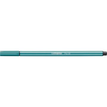 Filctoll, 1 mm, STABILO "Pen 68", türkizkék