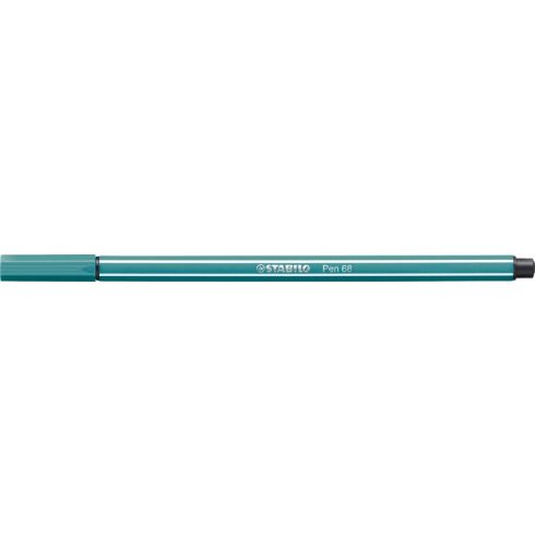 Filctoll, 1 mm, STABILO "Pen 68", türkizkék
