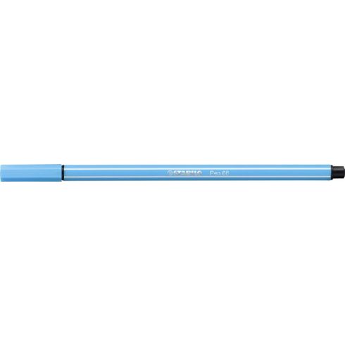 Filctoll, 1 mm, STABILO "Pen 68", azúrkék