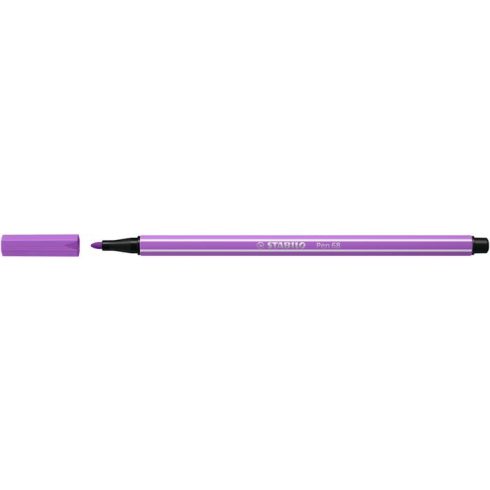 Filctoll, 1 mm, STABILO "Pen 68", szilva