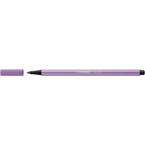 Filctoll, 1 mm, STABILO "Pen 68", szürkéslila