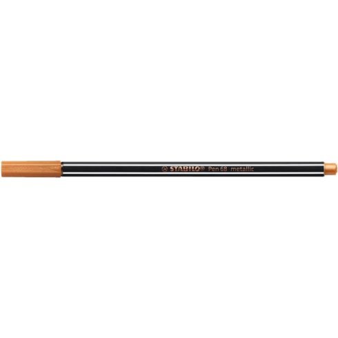 Filctoll, 1,4 mm, STABILO "Pen 68 metallic", bronz