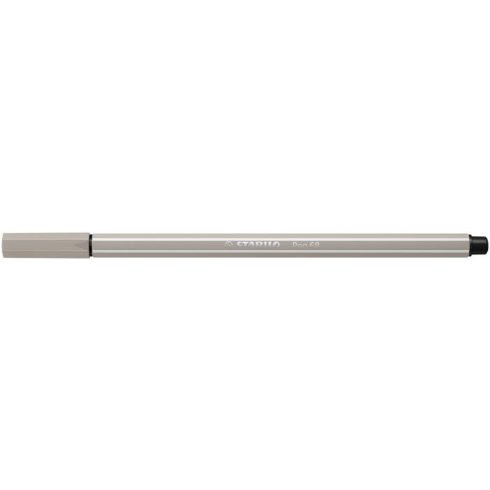 Filctoll, 1 mm, STABILO "Pen 68", melegszürke