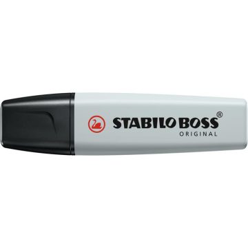   Szövegkiemelő, 2-5 mm, STABILO "BOSS original Pastel", poros szürke