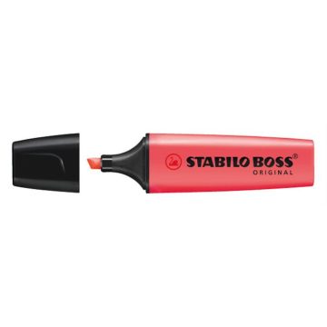   Szövegkiemelő, 2-5 mm, STABILO "BOSS original", piros