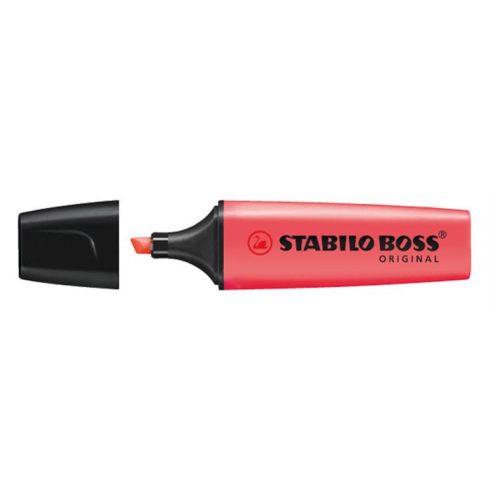 Szövegkiemelő, 2-5 mm, STABILO "BOSS original", piros