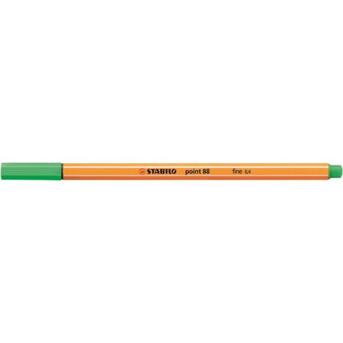 Tűfilc, 0,4 mm, STABILO "Point 88", világos smaragd