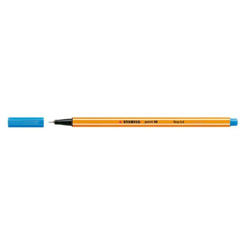 Tűfilc, 0,4 mm, STABILO "Point 88", ultramarin