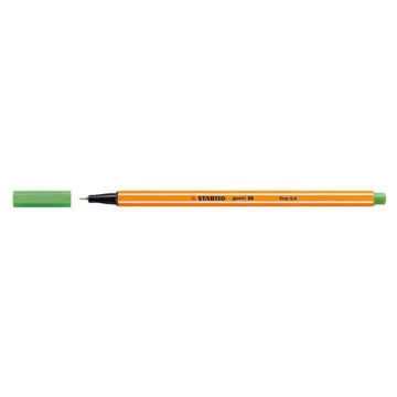 Tűfilc, 0,4 mm, STABILO "Point 88", világoszöld