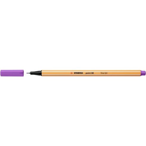 Tűfilc, 0,4 mm, STABILO "Point 88", szilva