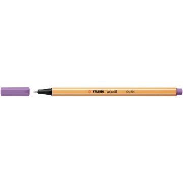 Tűfilc, 0,4 mm, STABILO "Point 88", szürkéslila