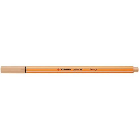 Tűfilc, 0,4 mm, STABILO "Point 88", bőrszín