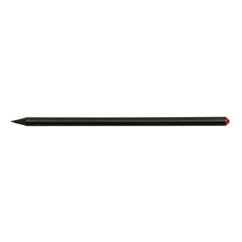 Ceruza, light siam piros SWAROVSKI® kristállyal, 17cm,  ART CRYSTELLA®, fekete