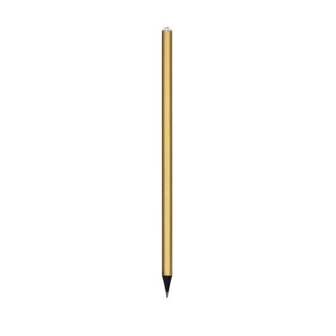 Ceruza, arany, fehér SWAROVSKI® kristállyal, 14 cm, ART CRYSTELLA®