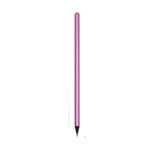 Ceruza, metál pink, rózsaszín SWAROVSKI® kristállyal, 14 cm, ART CRYSTELLA®
