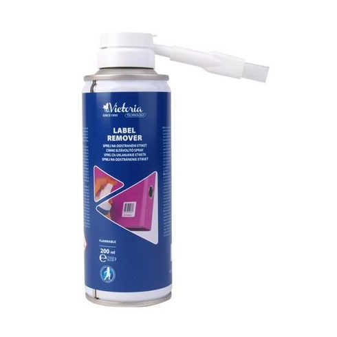 Etikett és címke eltávolító spray, 200 ml, VICTORIA TECHNOLOGY