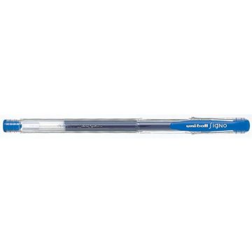   Zseléstoll, 0,3 mm, kupakos, UNI "UM-100 Signo Micro", kék