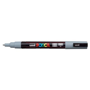   Dekormarker, 0,9-1,3 mm, UNI "Posca PC-3M", szürke