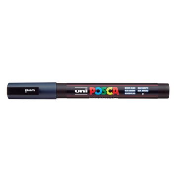   Dekormarker, 0,9-1,3 mm, UNI "Posca PC-3M", tengerkék
