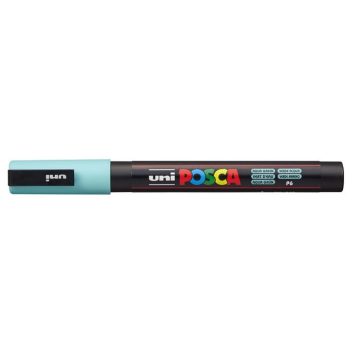   Dekormarker, 0,9-1,3 mm, UNI "Posca PC-3M", tengerzöld