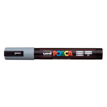   Dekormarker, 1,8-2,5 mm, UNI "Posca PC-5M", szürke
