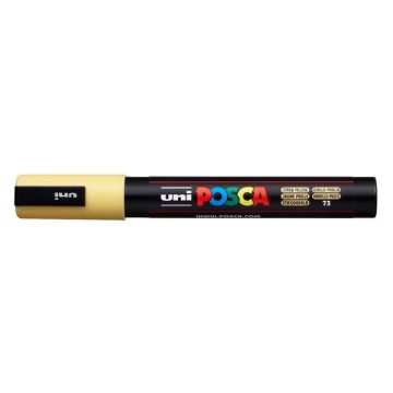  Dekormarker, 1,8-2,5 mm, UNI "Posca PC-5M", szalmasárga