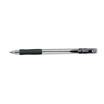   Golyóstoll, 0,3 mm, kupakos, UNI "SG-100 Lakubo", fekete