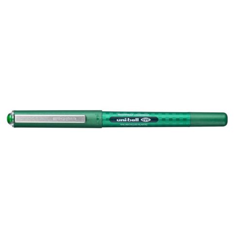 Rollertoll, 0,5 mm, UNI "UB-157DE  Eye Eco", zöld