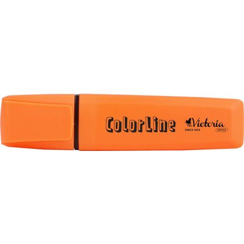 Szövegkiemelő, 1-5 mm, VICTORIA OFFICE, "ColorLine", narancssárga