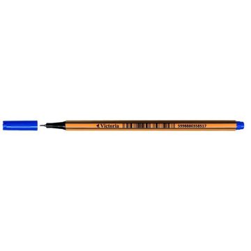 Tűfilc, 0,4 mm, VICTORIA OFFICE,"Slim", kék
