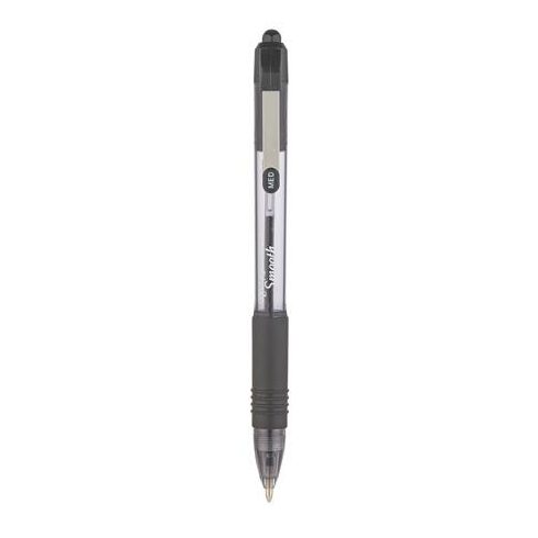 Golyóstoll, 0,27 mm, nyomógombos, ZEBRA "Z-Grip Smooth", fekete