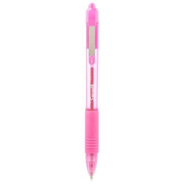   Golyóstoll, 0,27 mm, nyomógombos, ZEBRA "Z-Grip Smooth", rózsaszín