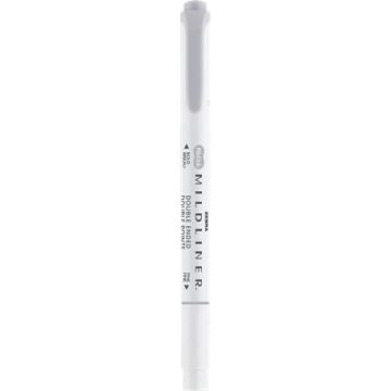   Szövegkiemelő, 1,0/3,5 mm, kétvégű ZEBRA "Mildliner Cool & Refined" szürke