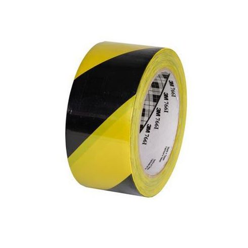 Ipari jelzőszalag, 50mm x 33m, 3M, sárga-fekete