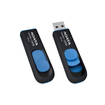   Pendrive, 32GB, USB 3.2 Gen1, ADATA "UV128", fekete-kék