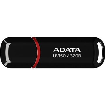   Pendrive, 32GB, USB 3.2 Gen1, ADATA "UV150", fekete