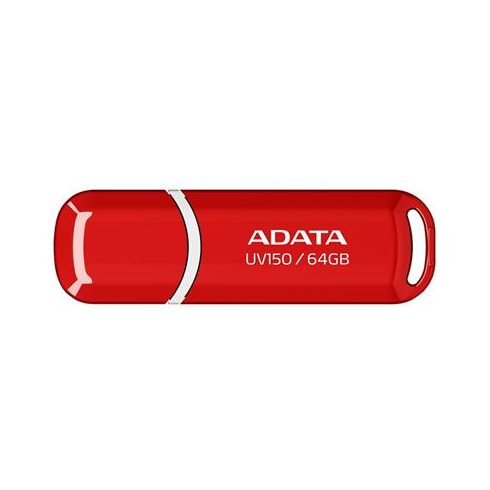 Pendrive, 64GB, USB 3.2 Gen1, ADATA "UV150", piros