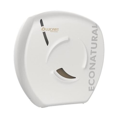 Toalettpapír adagoló, 35,7x35,2x14,2 cm, LUCART "EcoNatural Flow Jumbo", fehér