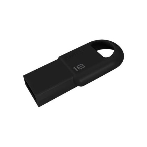 Pendrive, 16GB, USB 2.0, EMTEC "D250 Mini", fekete