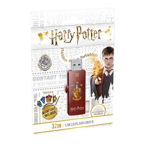 Pendrive, 32GB, USB 2.0, EMTEC "Harry Potter Gryffindor"