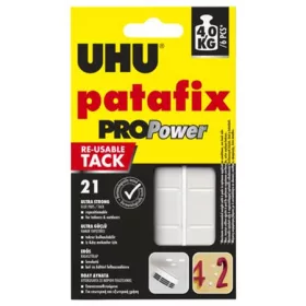   Plastilinkleber, 21 Würfel/Packung, UHU "Patafix Pro Power"