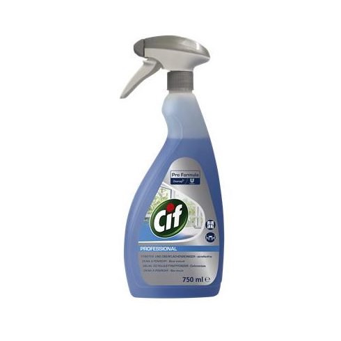 Ablak- és felülettisztítószer, 750 ml, CIF, "Professional"
