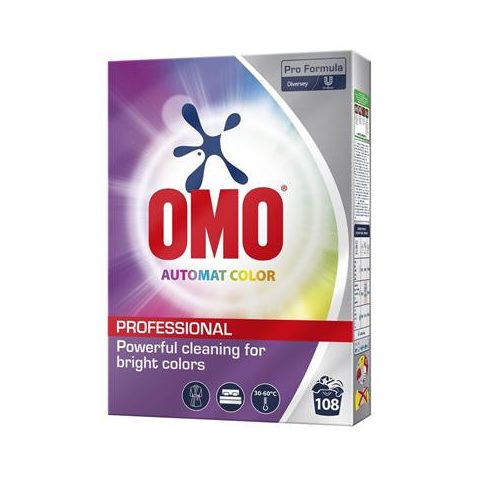 Mosópor, 5,4 kg, OMO "Professional Automat Color", színes ruhákhoz