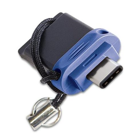 Pendrive, 32GB, USB 3.2+USB-C adapter, VERBATIM "Dual"