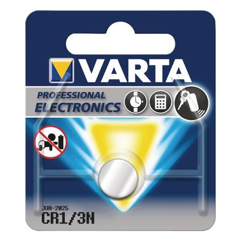 Gombelem, 3V, CR1 / 3N BL1, 1 db, lítium, VARTA "Professional"