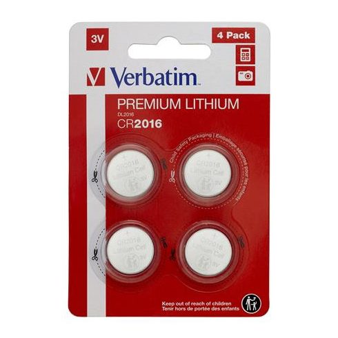 Gombelem, CR2016, 4 db, VERBATIM "Premium"
