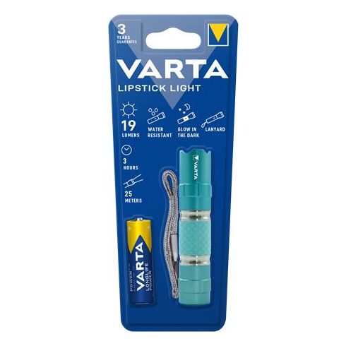Elemlámpa, 1xAA, 1 LED, rúzs-forma, VARTA