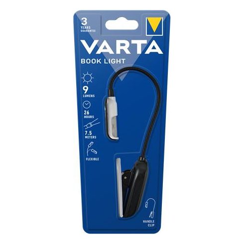 Olvasólámpa, 2xCR2032, VARTA "Booklight"