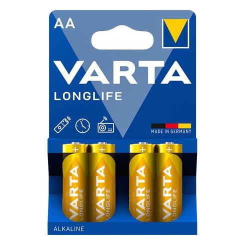 Elem, AA ceruza, 4 db, VARTA "Longlife"